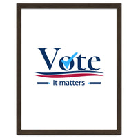 vote it matters - For elections