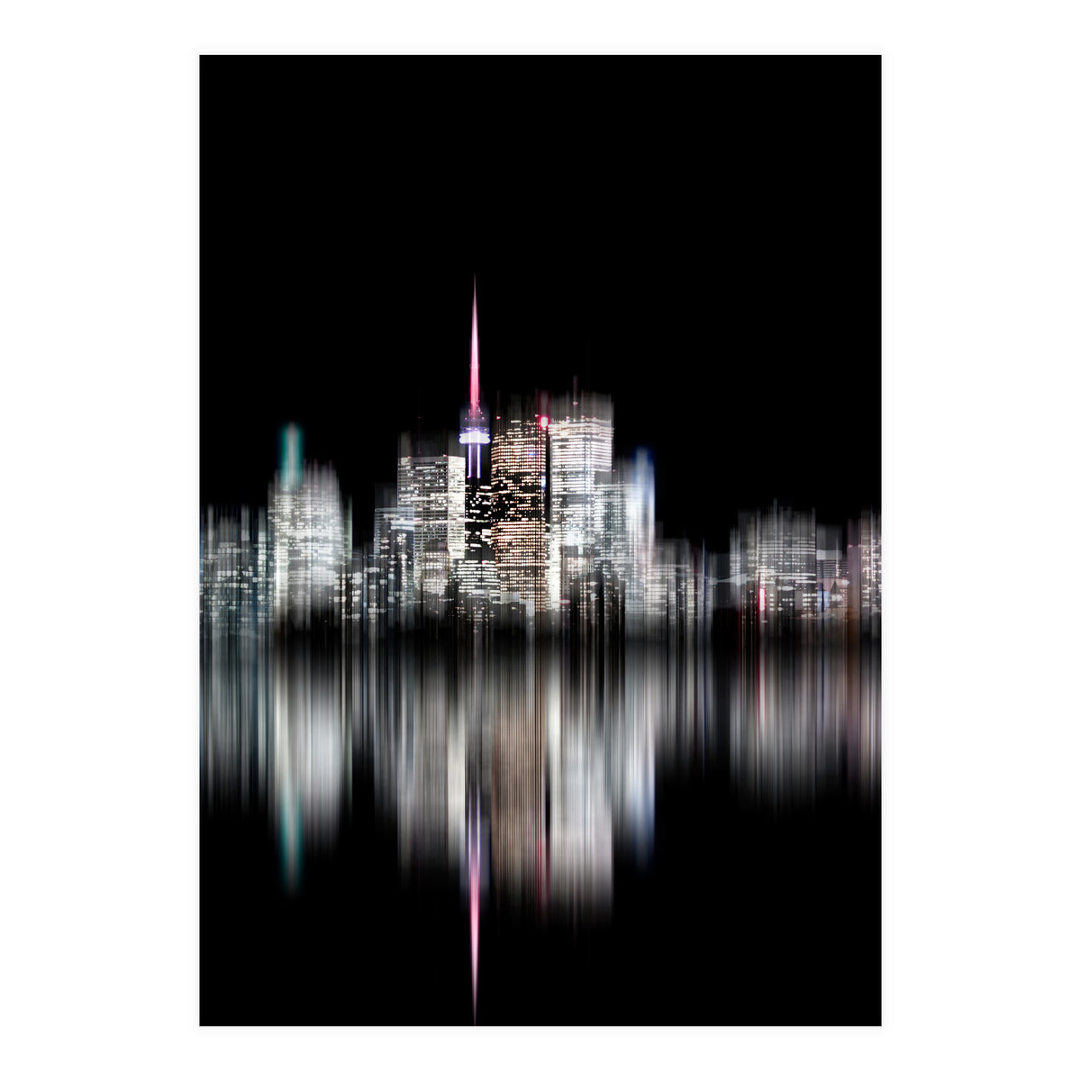 Toronto Skyline Blur Version No 2 (Print Only)