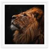 Majestic Lion Portrait Profile Majestic Beast thumbnail