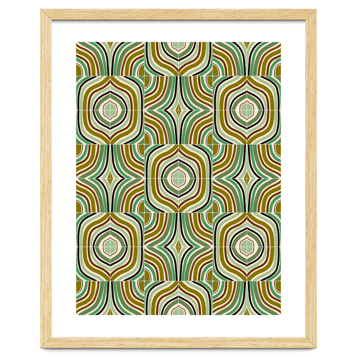 Jade Retro Rainbow Tiles