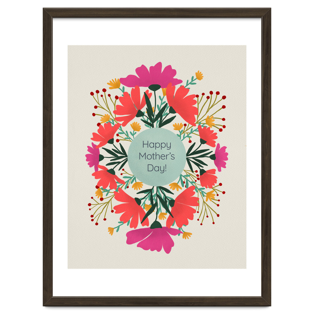 Happy mother's day floral design