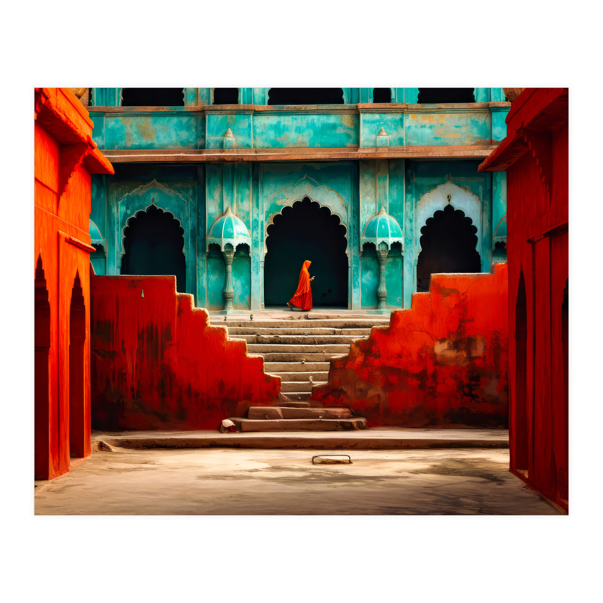 Woman in red (Print Only)