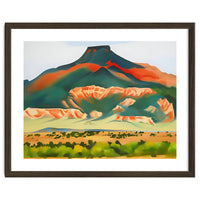 Georgia O’Keeffe – My Front Yard, Summer (1941) | Vibrant Southwestern Landscape in Modernist Style