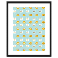 Minimalist Finn And Jake Seamless Cartoon Pattern