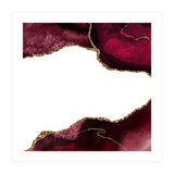 Burgundy & Gold Agate Texture 29  (Print Only) thumbnail