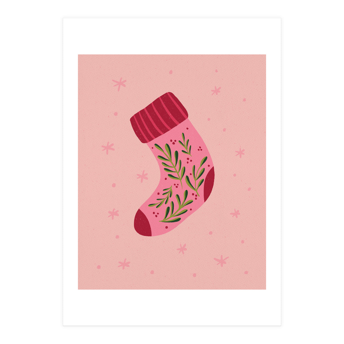 Christmas Sock (Print Only)