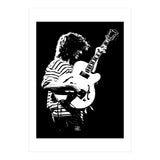 Pat Metheny American Jazz Musician in Monochrome (Print Only) thumbnail