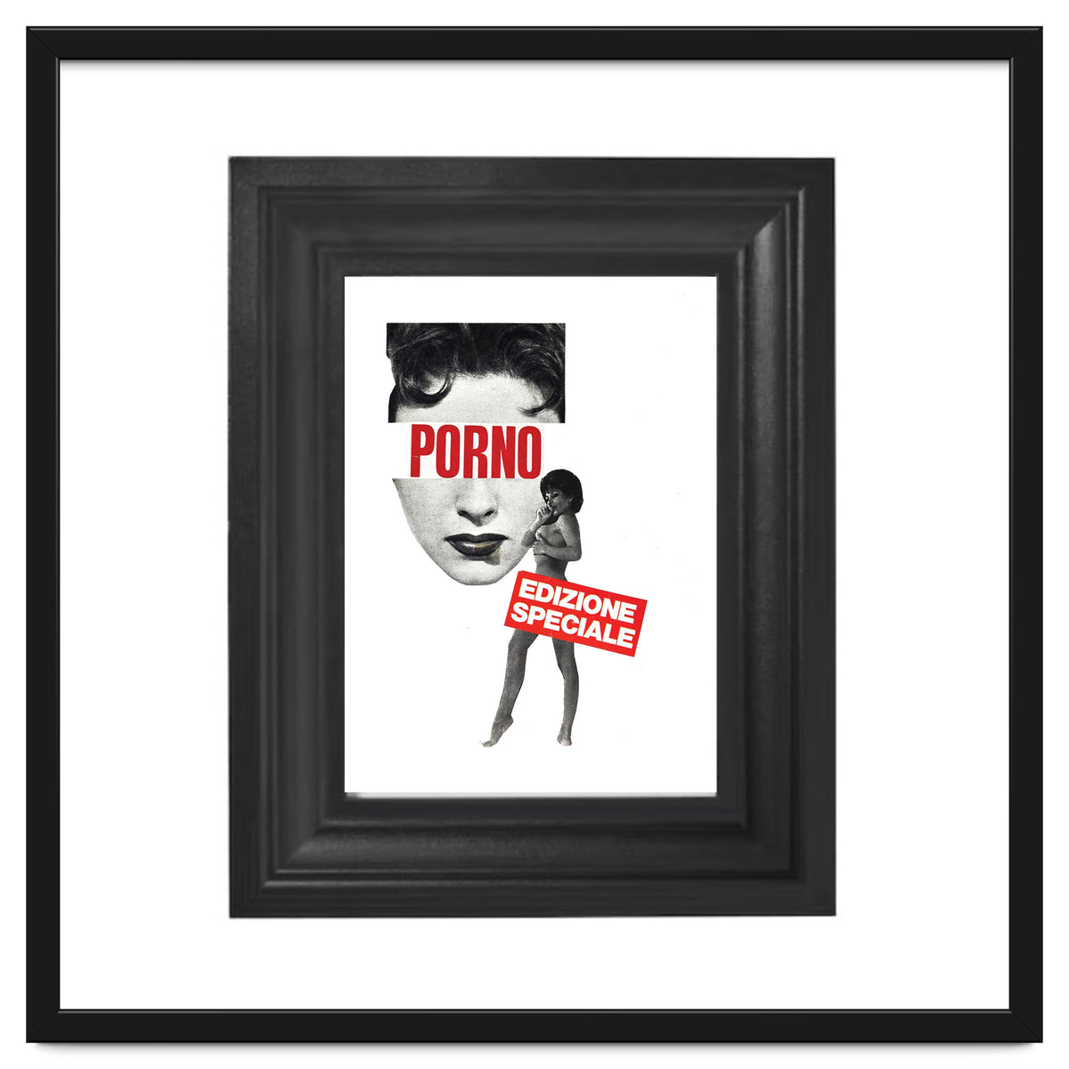 Porno Special Edition - Print of Paper Collage