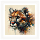 Watercolor Cougar Portrait thumbnail