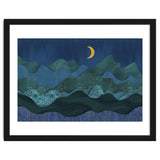 Abstract Landscape Moody Moonrise thumbnail