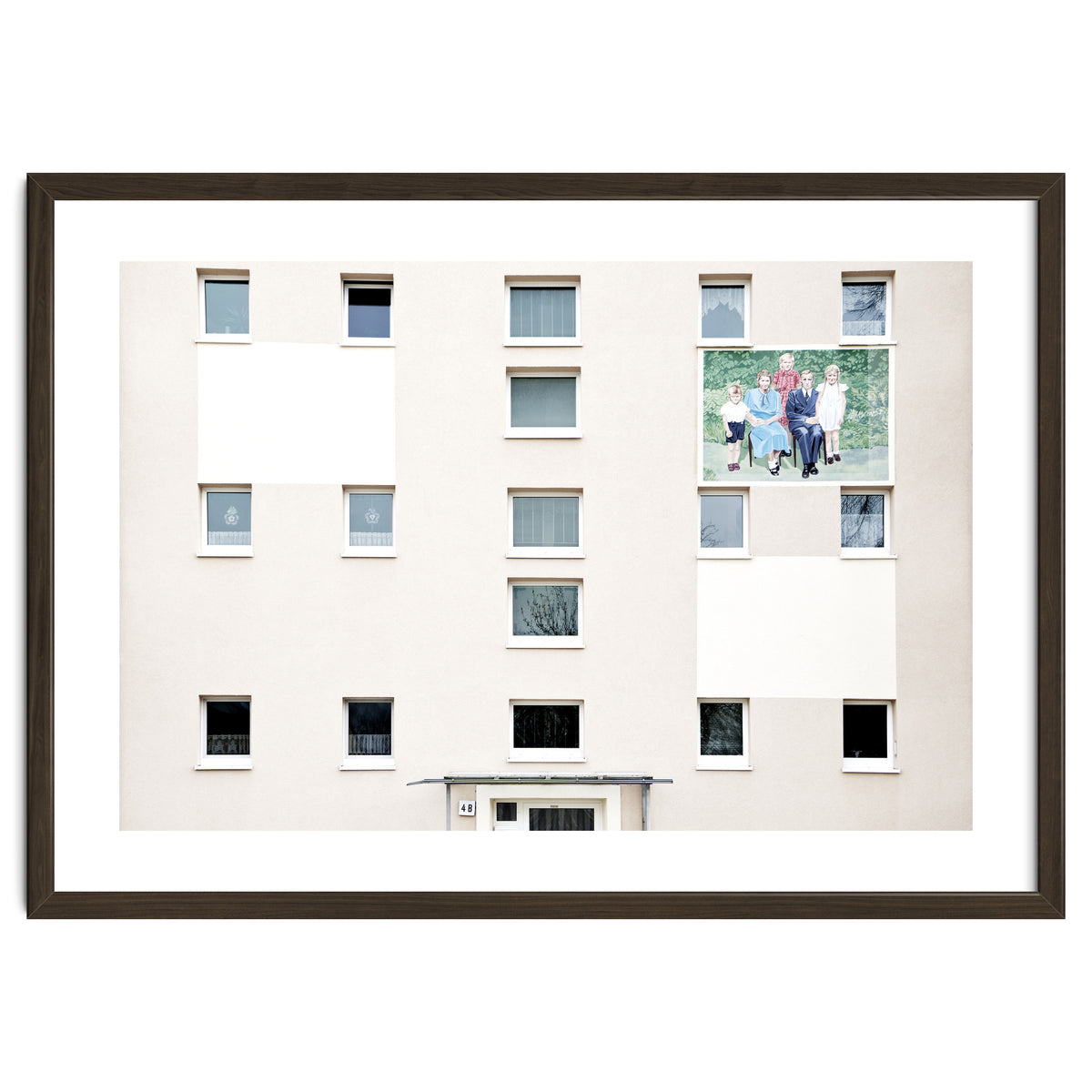 Family Painting on the wall of the residential