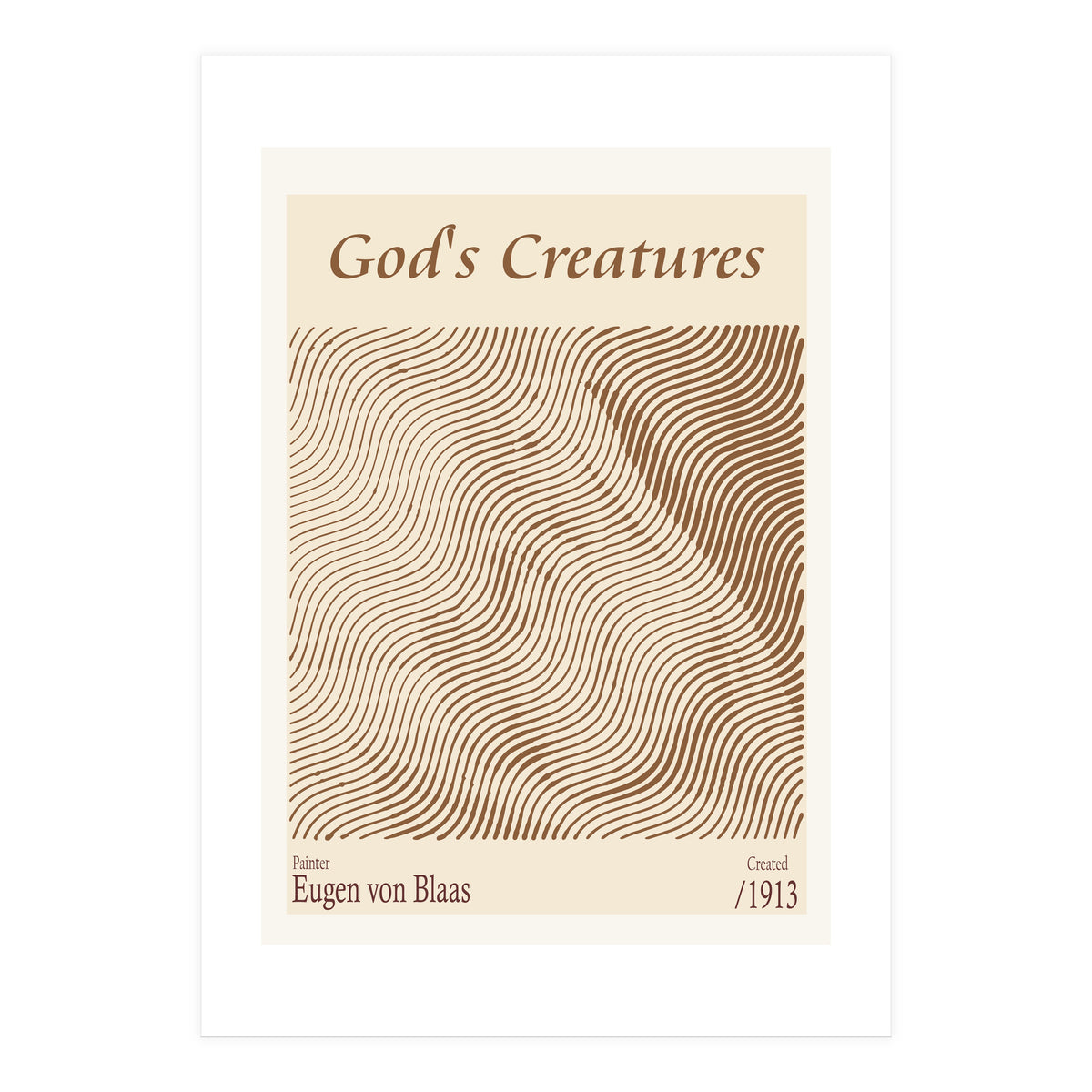 God's Creatures – Eugene De Blaas 1913 (Print Only)