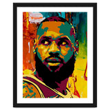 LeBron James Colorful abstract thumbnail