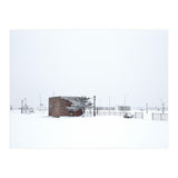 Barn in the winter snowscape (Print Only) thumbnail