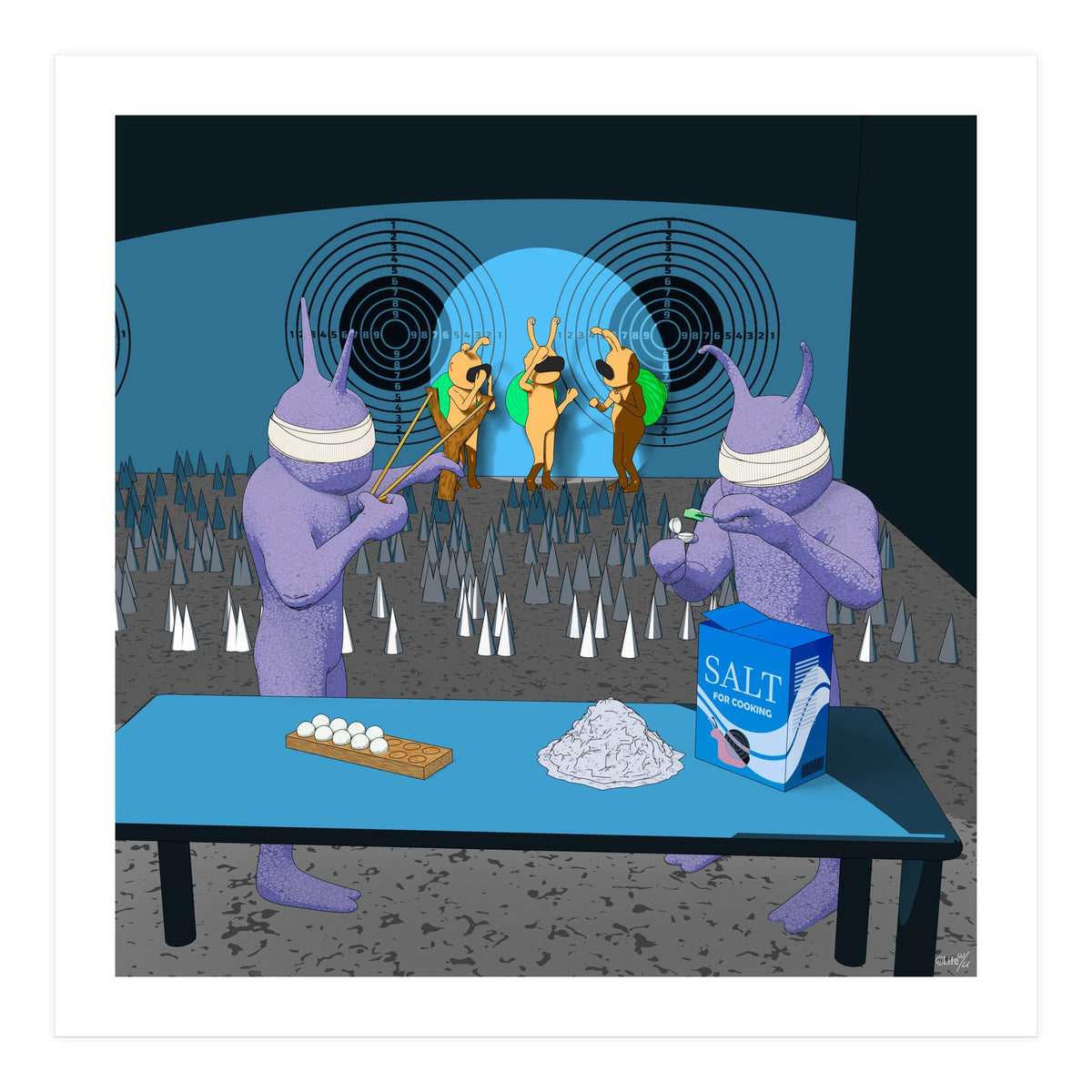 Shooting Range (Lwuba 050 Shooting Range) (Print Only)