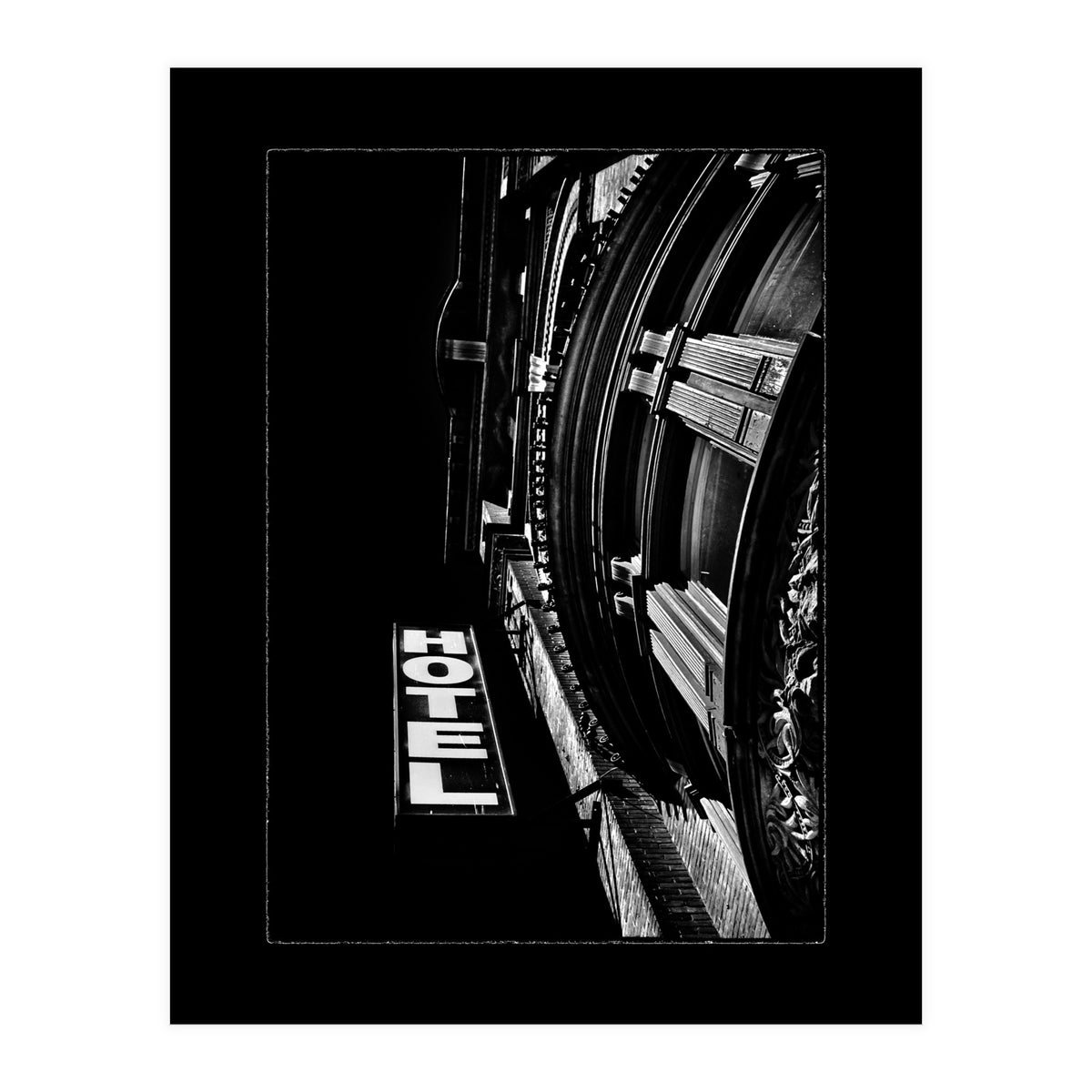 Gladstone Hotel No 2 with Border (Print Only)