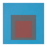 JOSEF ALBERS - HOMAGE TO THE SQUARE, BLUE, DARK RED  (Print Only) thumbnail