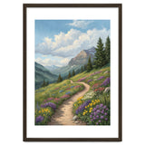 Serene Alpine Path Through Summer Wildflowers thumbnail