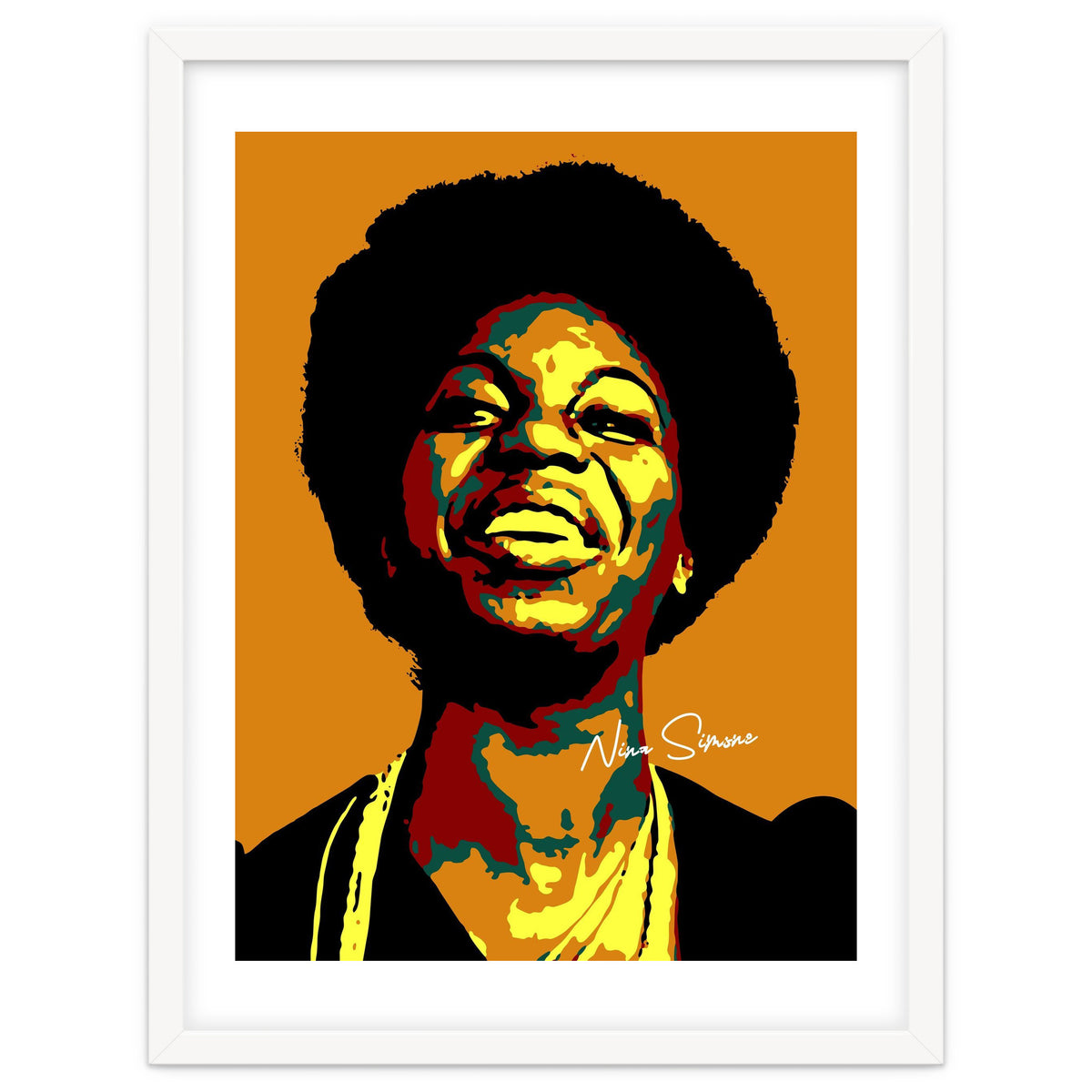 Nina Simone Music Legend in Pop Art
