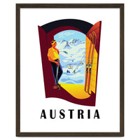 Austria Ski Track At The Door
