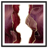 Burgundy & Gold Glitter Agate Texture 06 thumbnail