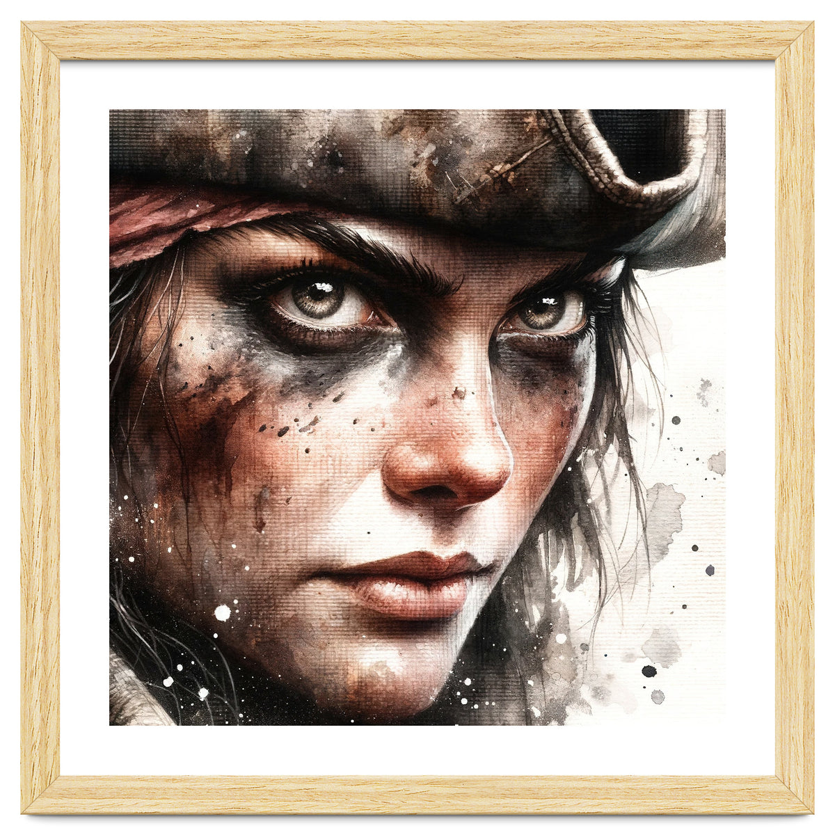 Fierce Pirate Captain Portrait