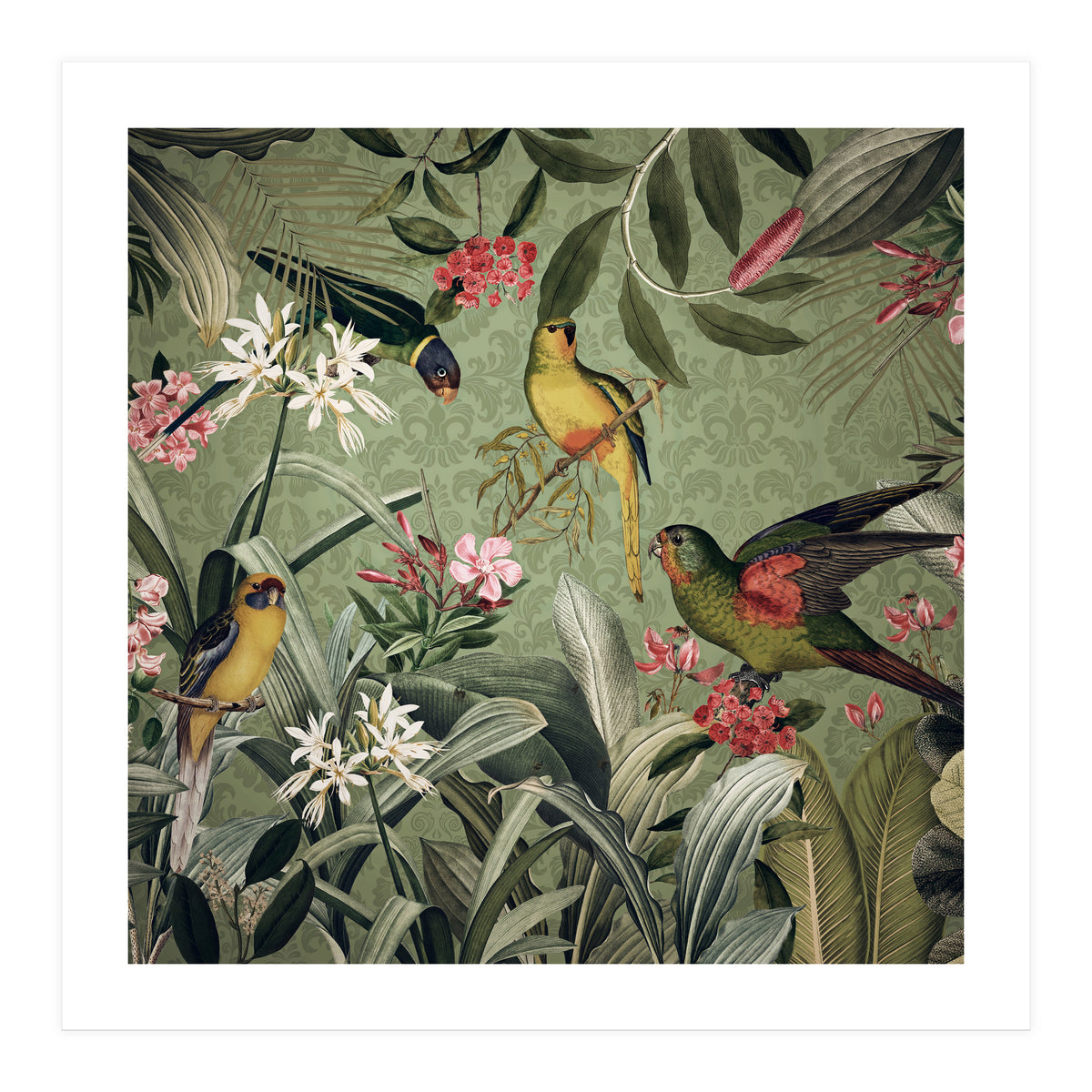 Jungle Bird Friends (Print Only)