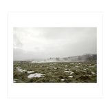 Remaining snow in the late summer greenfield - Iceland  (Print Only) thumbnail