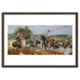 'Andalusia, The Round Up', 1914, Oil on canvas, 358 x 766,5 cm. thumbnail