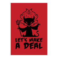 Let's Make A Deal with The Devil (Print Only)