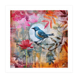Bird Colorful Collage  (Print Only) thumbnail