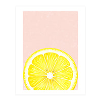 Lemon Slice, Fresh Citrus Kitchen Summer Art (Print Only)