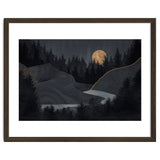 Abstract Landscape Midnight Moon thumbnail