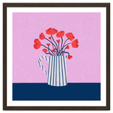 Poppies – pink and blue thumbnail