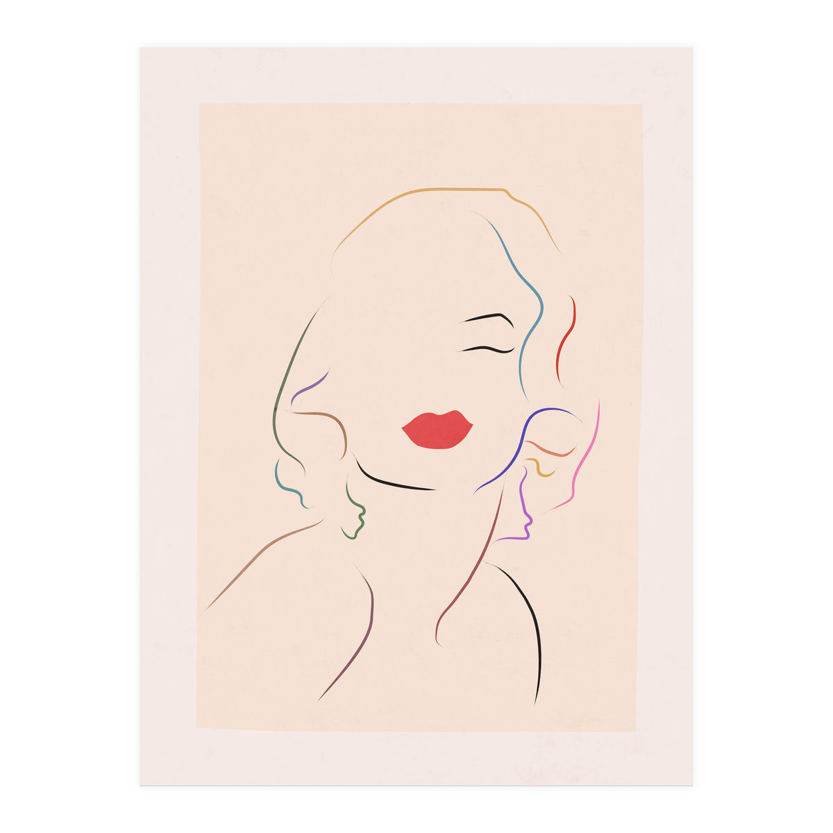 Marilyn's Kiss (Print Only)