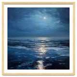 Midnight Blue Moonlit Seascape thumbnail
