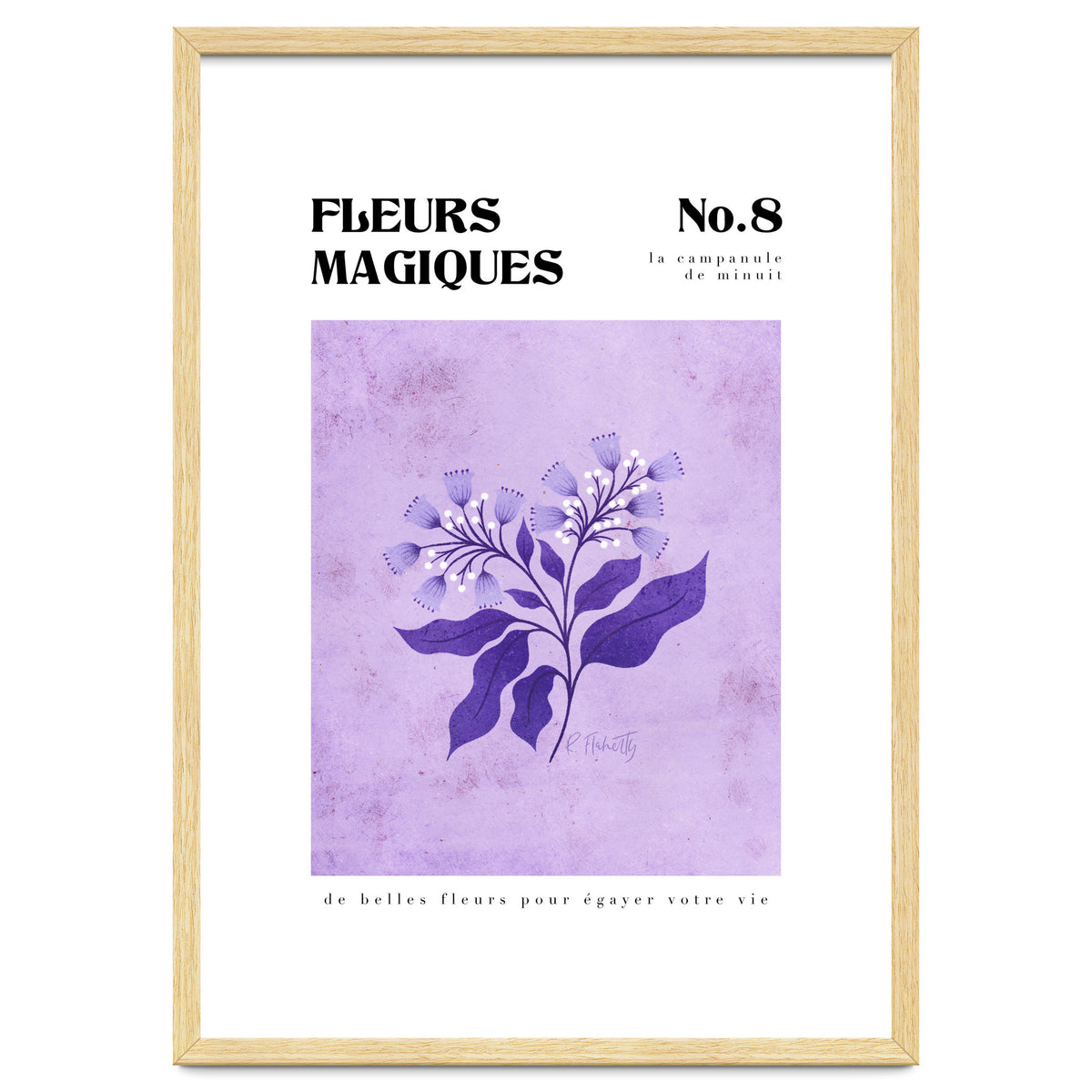 Magical Flowers No.8 Midnight Bellflowers