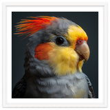 Cockatiel Parrot Closeup Vibrant Feather thumbnail