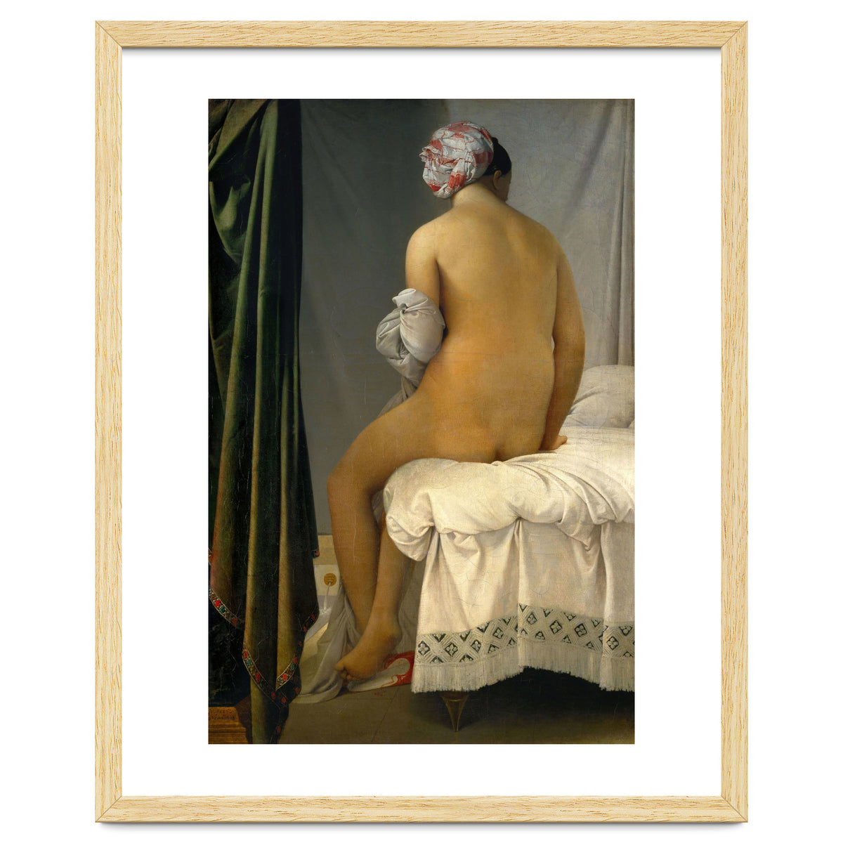 Jean Auguste Dominique Ingres / 'The Valpinçon Bather', 1806, Oil on canvas, 146 × 97,5 cm, RF 259.