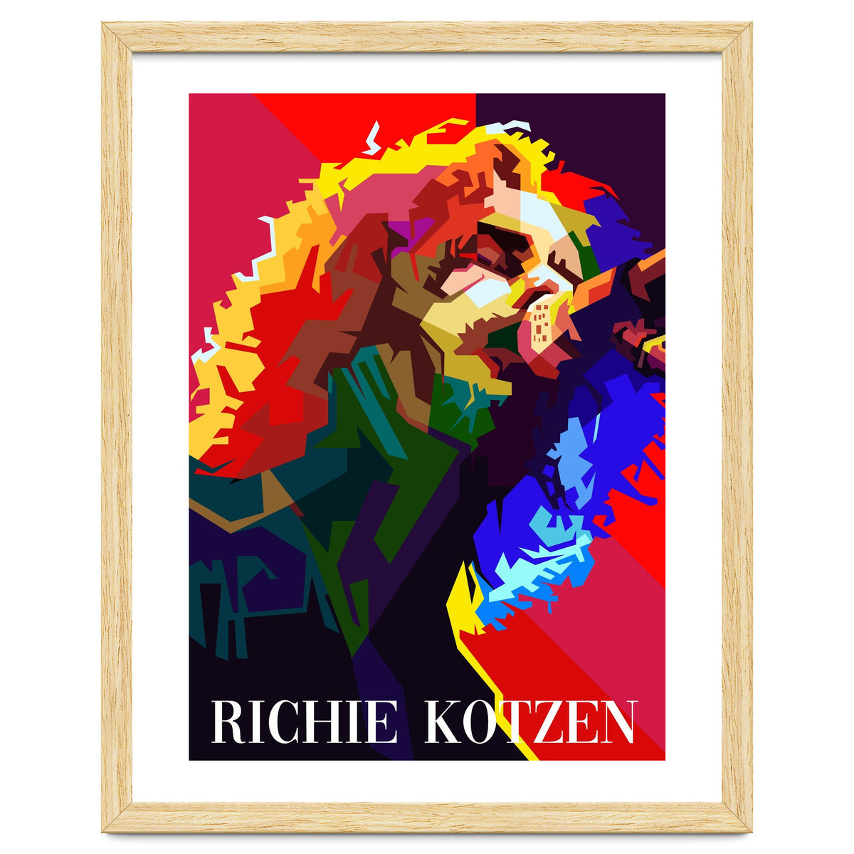 Richie Kotzen American Guitarist Singer Pop Art WPAP