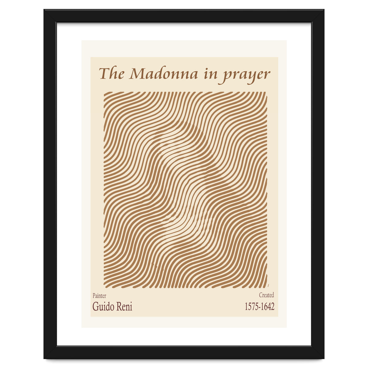 The Madonna In Prayer by Guido Reni