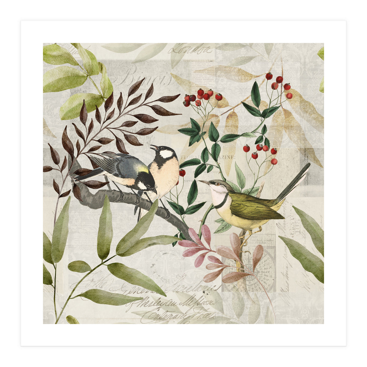 Autmn Birds (Print Only)