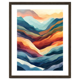 Abstract Ethereal Mountain Landscape thumbnail