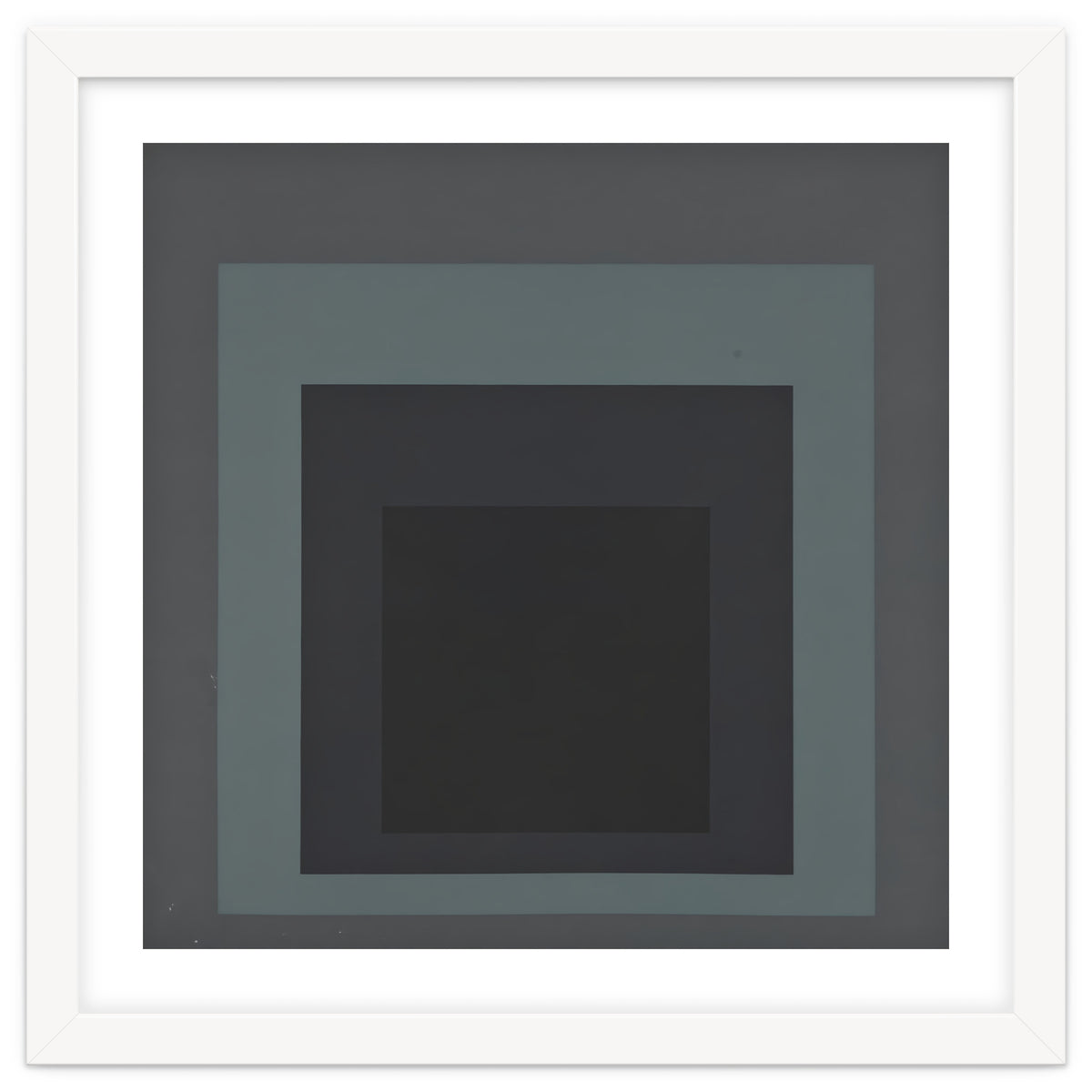 JOSEF ALBERS - HOMAGE TO THE SQUARE BLACK GREY