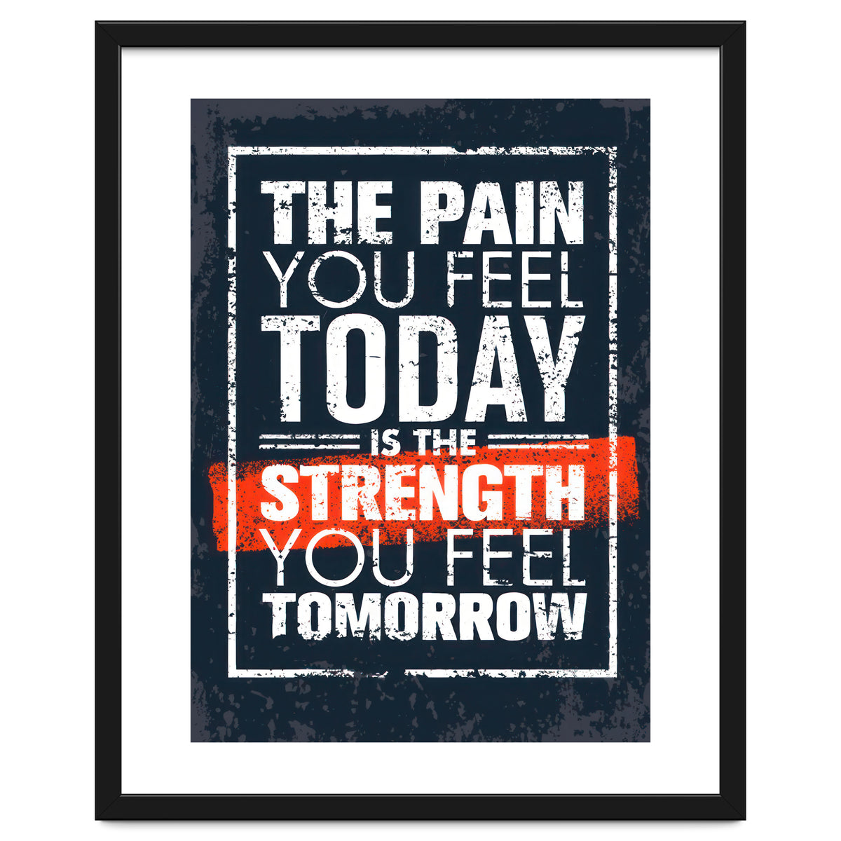 The pain you feeld today