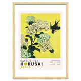 Katsushika Hokusai - Hydrangea and swallow thumbnail
