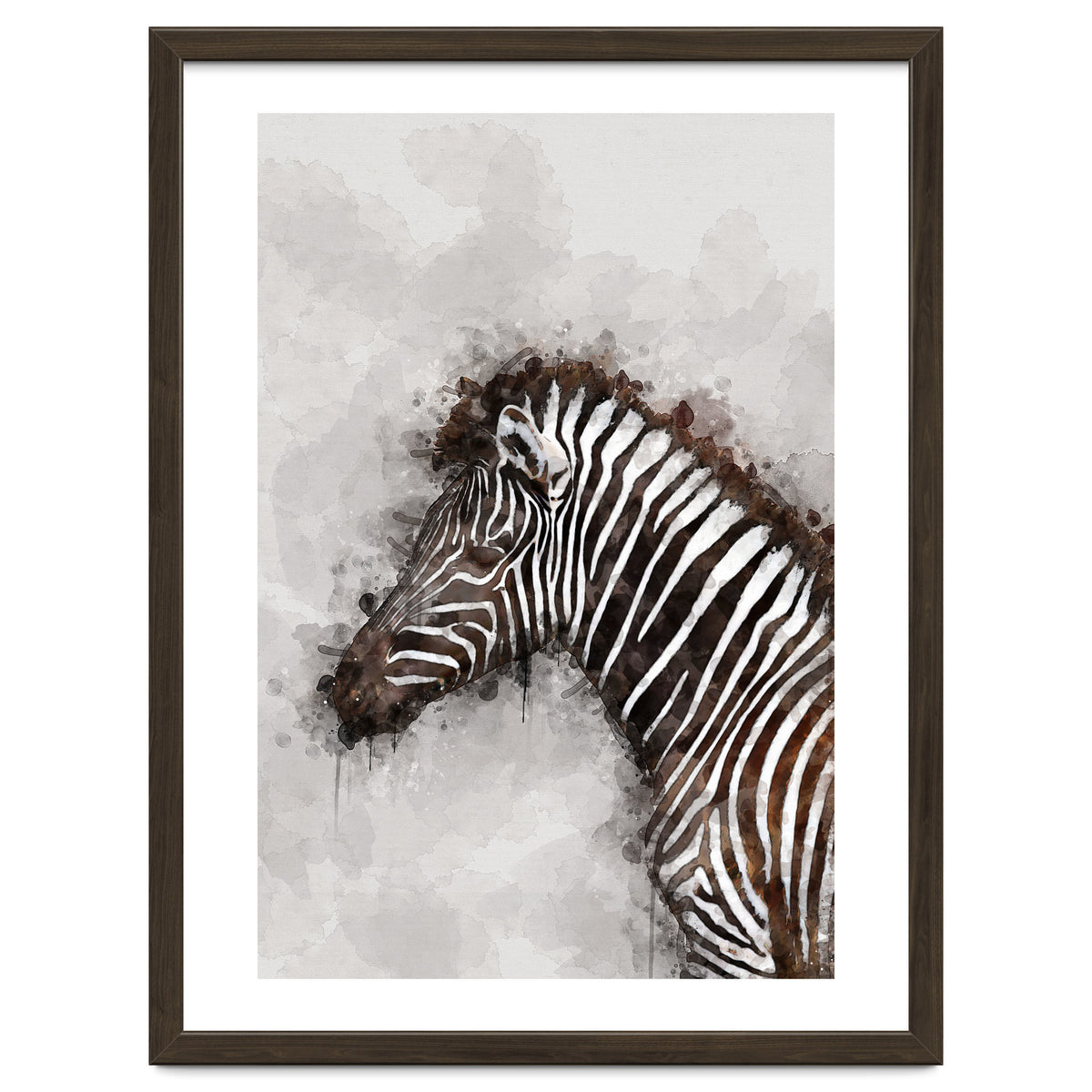 Zebra Watercolor