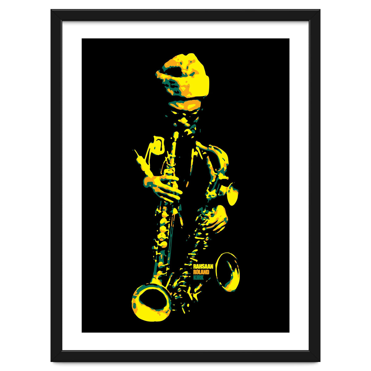 Rahsaan Roland Kirk in Pop Art