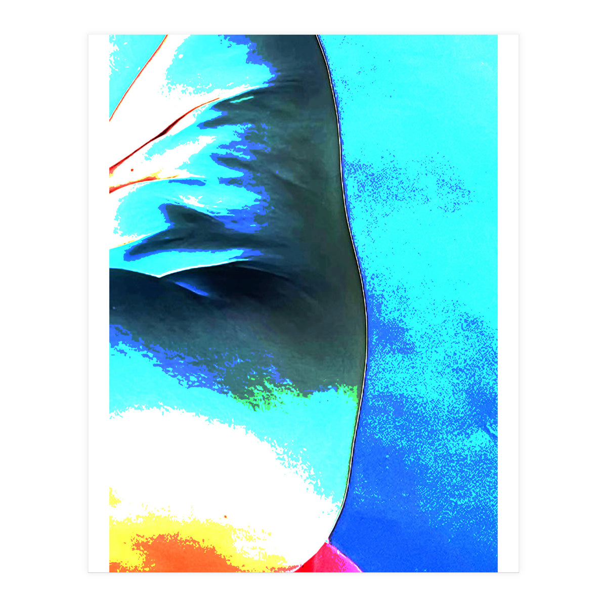 Aqua Fire |  Sea Wall (Print Only)