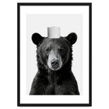 Bear, Toilet Paper Crown, Nursery Animal Art for Children thumbnail